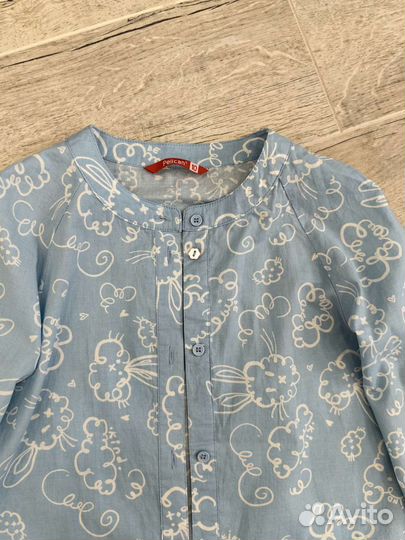 Рубашка для девочки 140