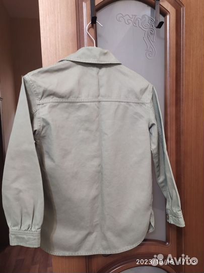 Джинсовая рубашка hm 134 р