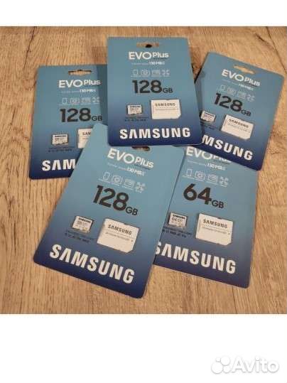 Карта памяти Samsung EVO Plus 128 microSD оригинал
