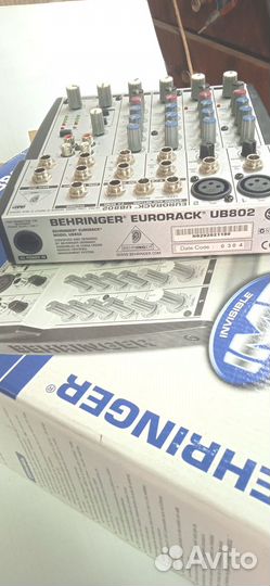 Микшерный пульт Behringer Eurorack Ub802