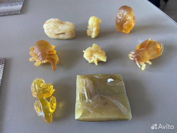 Янтарь.Резьба