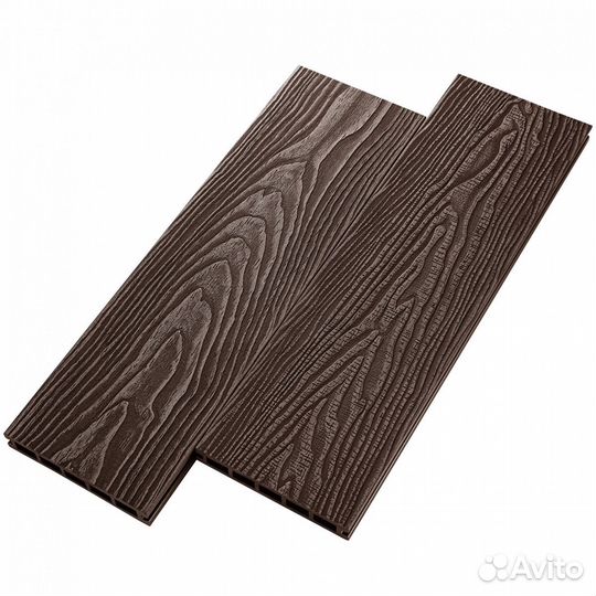 Террасная доска из дпк RusDecking Венге-35 3м