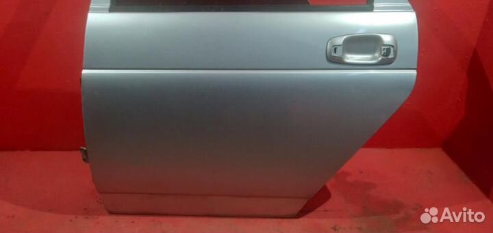 Приора дверь задняя левая серебристая