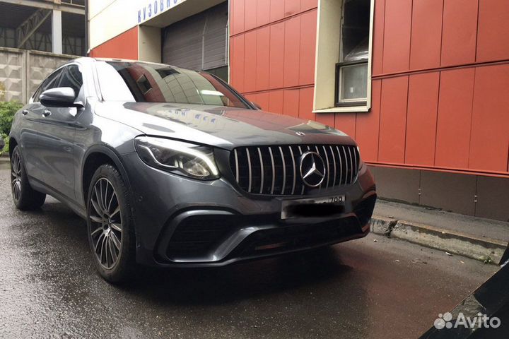 Передний бампер Mercedes Glc Coupe X253