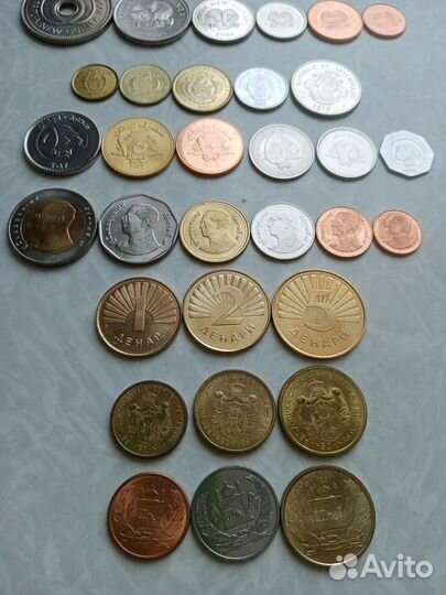 Монеты иностранные unc наборы