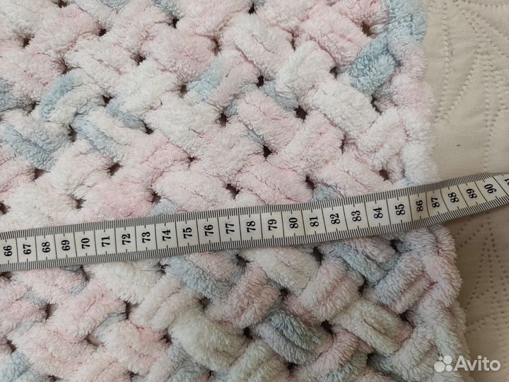 Плед детский вязаный ручная работа