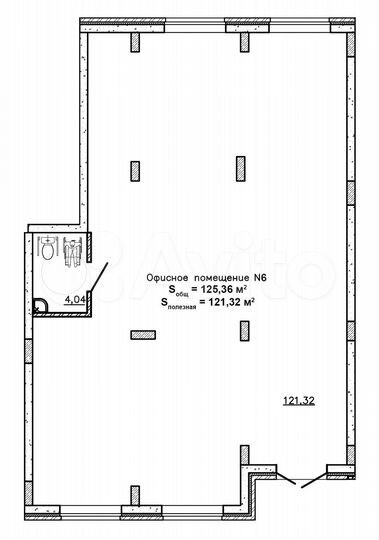 Свободного назначения, 125.36 м²