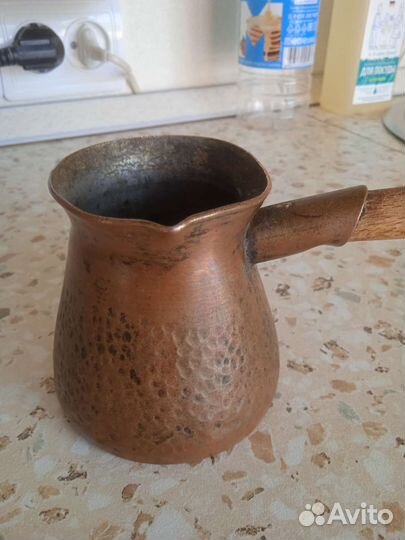 Турка для кофе медная