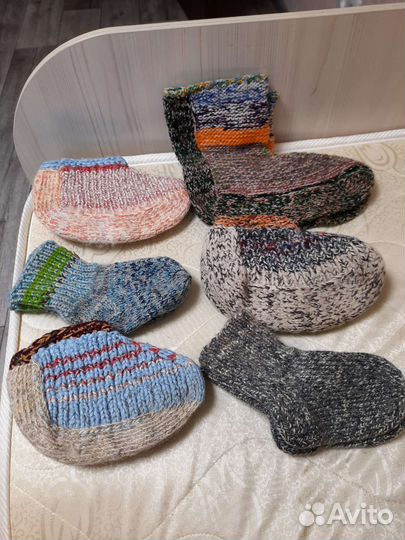 Шерстяные носки