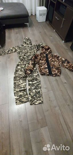 Куртка утепленная и летний костюм подростковый кмф