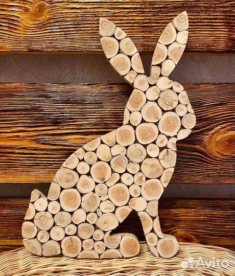 Панно из можжевельника