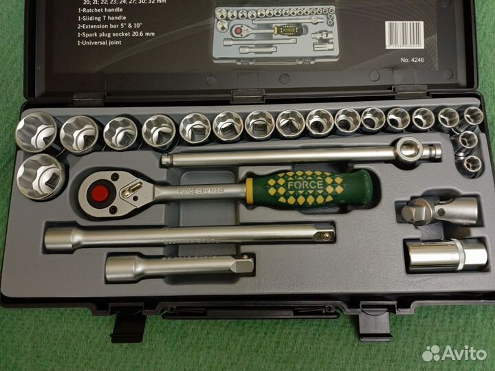 Набор инструмента 24 пр. (1/2