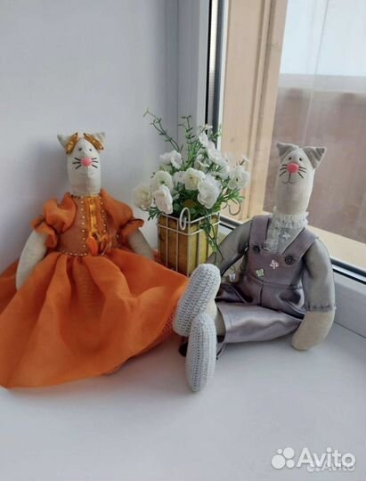 Интерьерная кукла тильда ручной работы