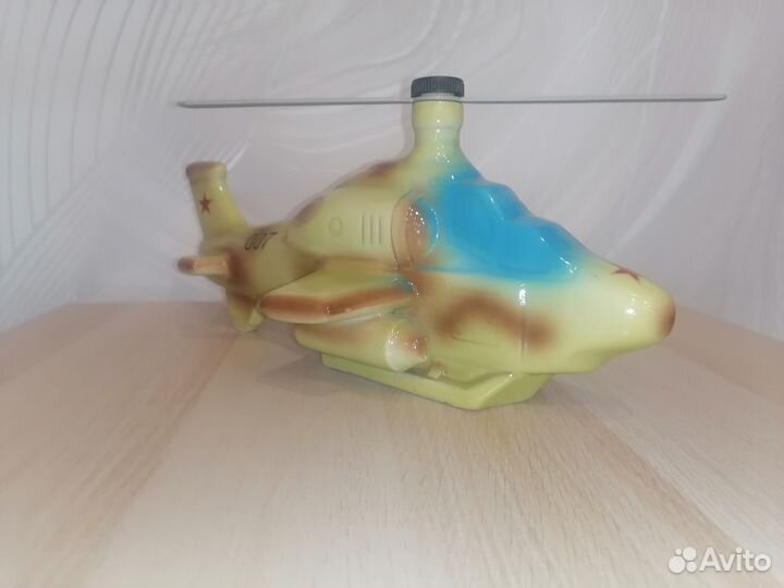 Бутылка керамическая декоративная