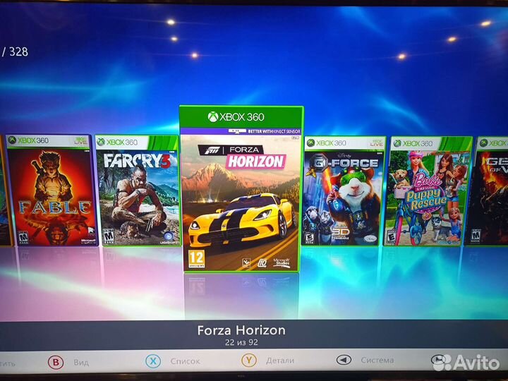 Xbox 360 250Gb kinect прошит freeboot+40 игр