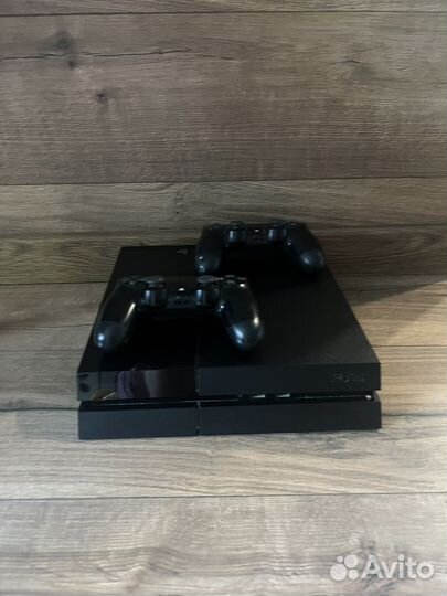 Sony playstation 4+6игр+2геймпада