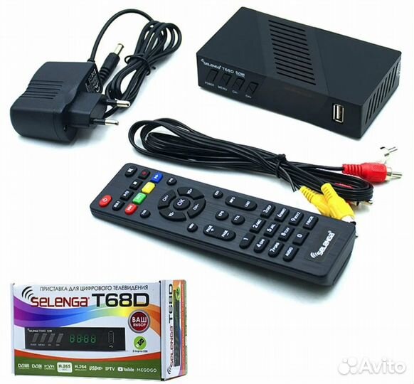 Цифровая тв приставка DVB-T2 Selenga T68D