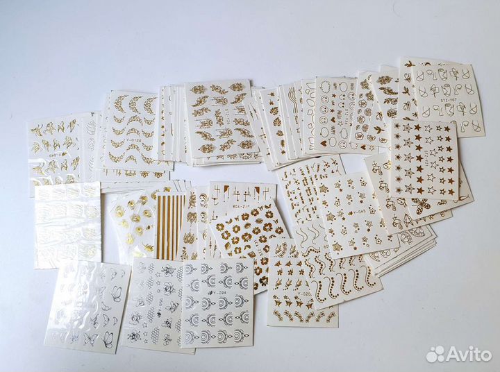 Слайдеры, наклейки для дизайна ногтей