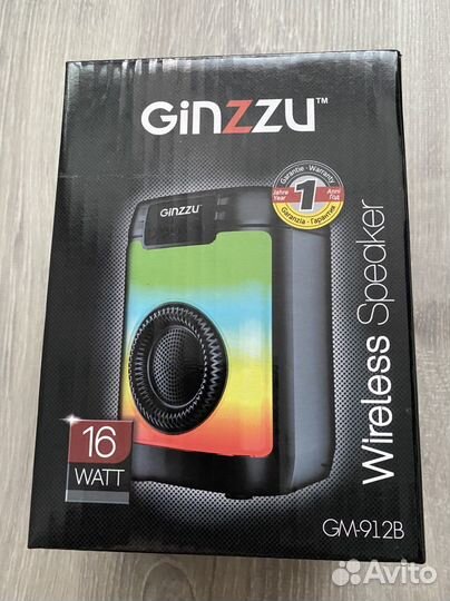 Беспроводная акустика Ginzzu GM-912B