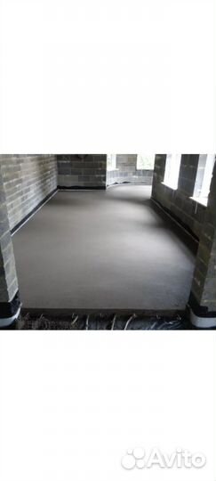 Полусухая стяжка пола за 1 день