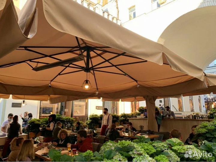 Уличный зонт для кафе