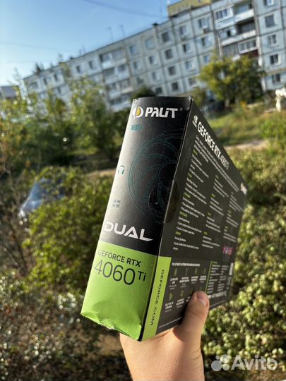 Новая Видеокарта Palit GeForce RTX 4060 Ti Dual