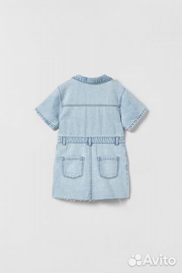 Zara платье из денима