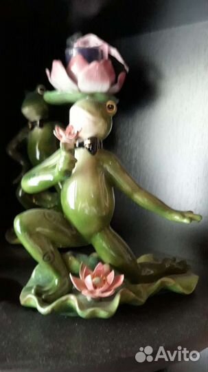 Лягушки керамика статуэтки