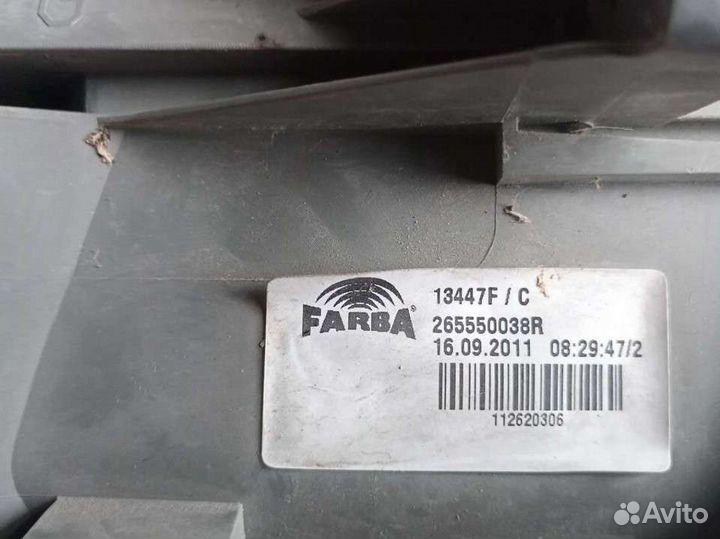 Фонарь задний левый на Рено Меган 3