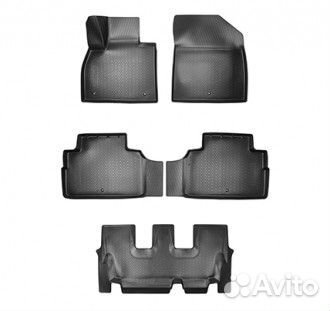 Ковры салона резиновые, palisade 8мест