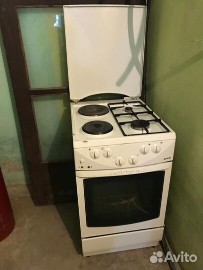 Комбинированная плита бу Gorenje K272W