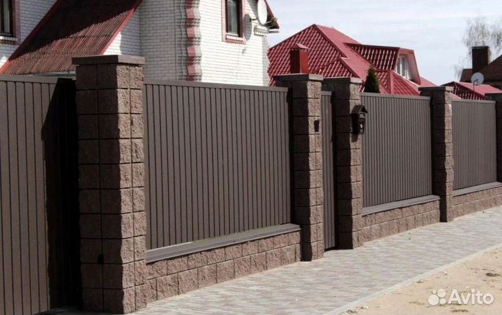 Забор из профнастила 