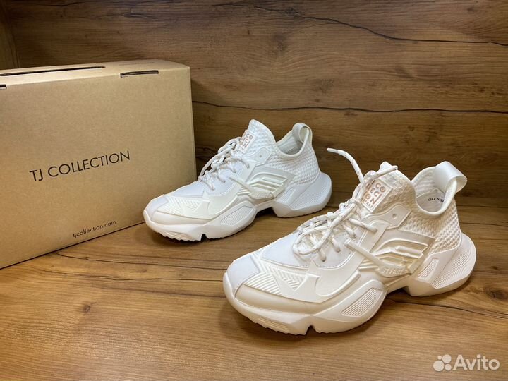 39р кроссовки новые tj collection кожа