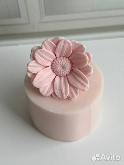 Силиконовая форма для мыла цветок