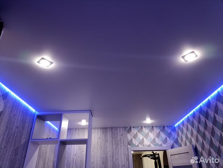 Натяжные потолки с гарантией под ключ