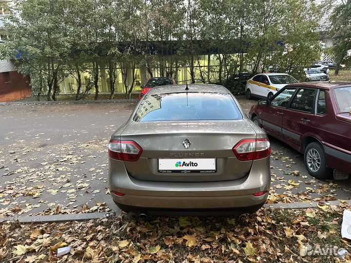 Renault Fluence 1.6 AT, 2012, 188 000 км