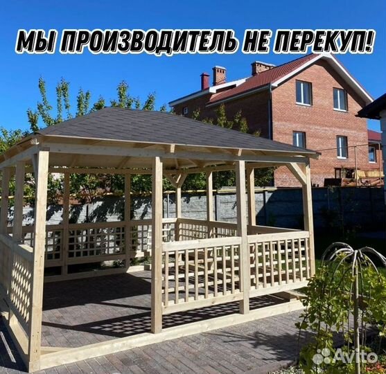 Беседки. Свыше 100 вариантов беседок