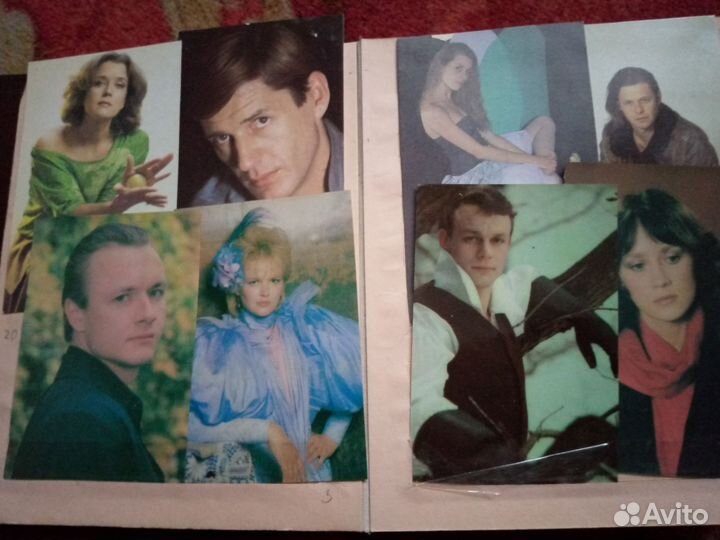 Карманные календарики с артистами СССР/2