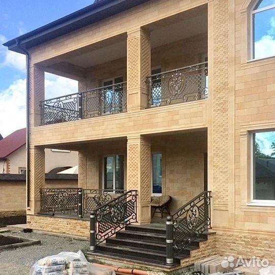 Облицовка фасадов дагестанским камнем