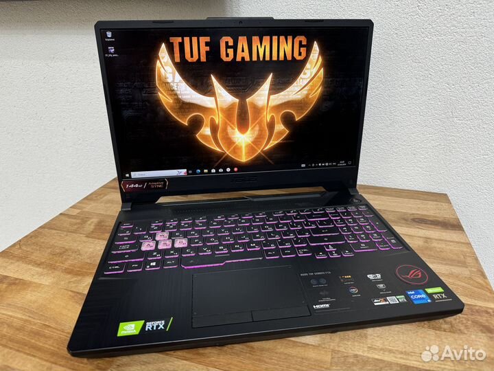 TUF 12 ядер i5-11400H 16Gb RTX 3050Ti SSD512 144Hz