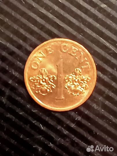 Монета Сингапура 1 цент 1995