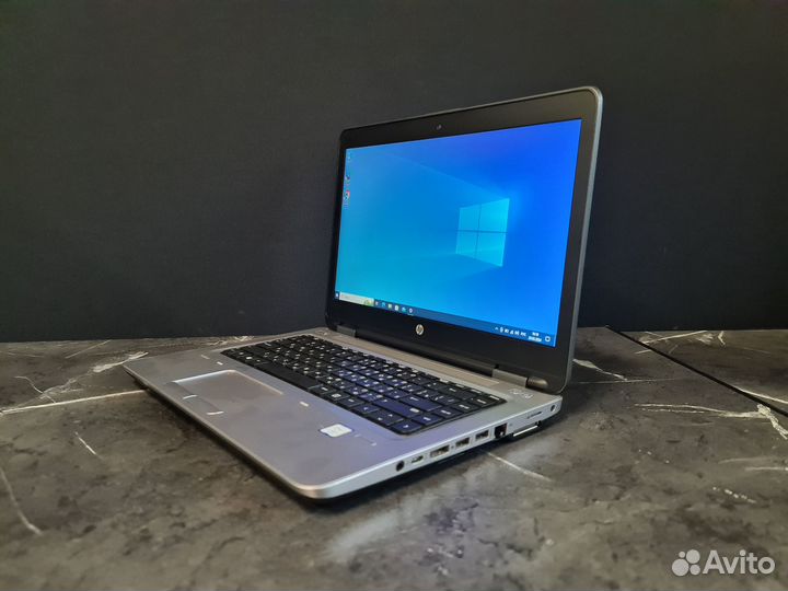 Офисный ноутбук HP, intel Core i5, DDR4 8GB, SSD
