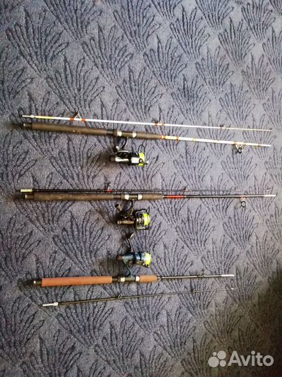 Спининг с катушкой бу