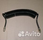 Трубопровод спиральный М16 L7,5м черный полиами