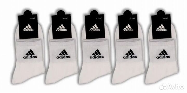 Мужские кожаные кроссовки Adidas фишки