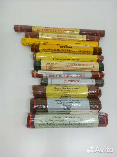 Тибетские натуральные безосновные благовония