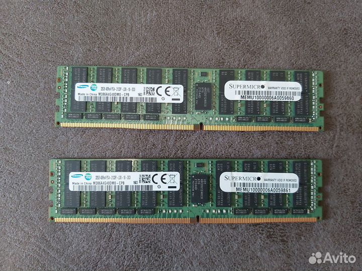 Samsung lrdimm DDR4 32Gb M386A4G40DM0-CPB