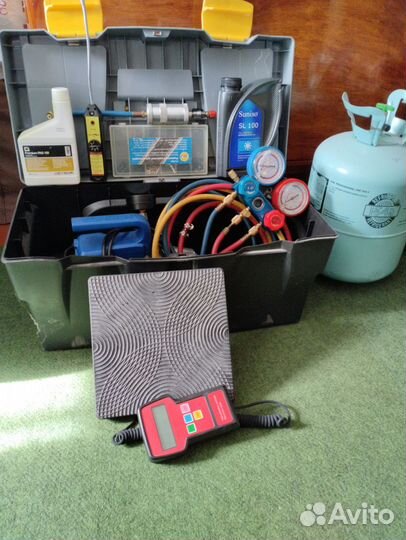 Комплект для обслуживания автокондиционеров