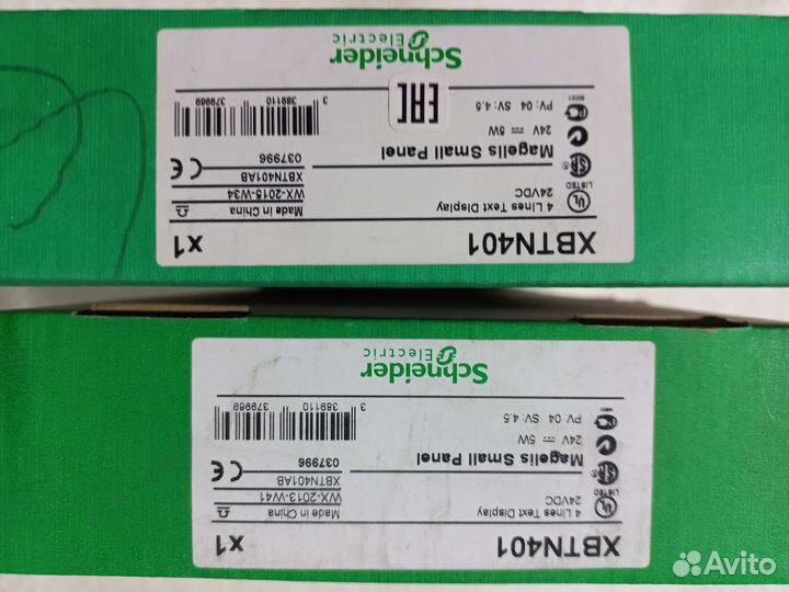 Schneider Xbtn401 magelis Дисплей симв. 4х20,24V