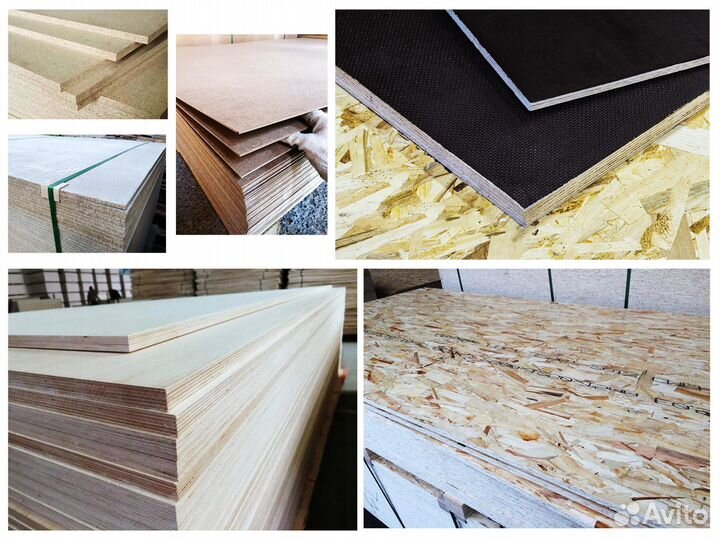 Осп-3, фанера фк фсф ламинированная, цсп, двп, дсп